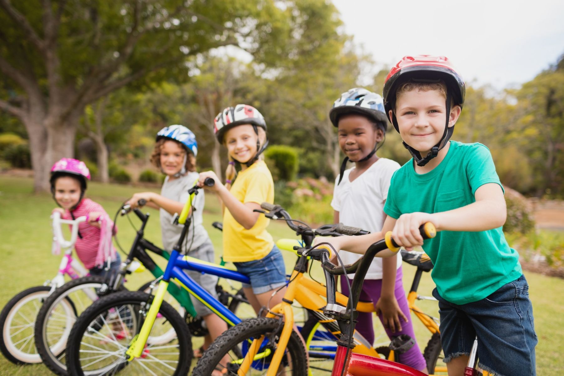 getting on and off a bike